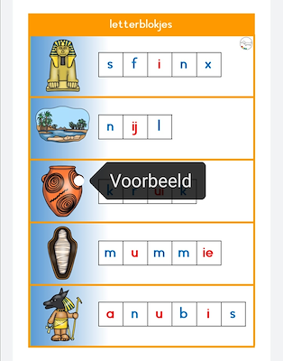 Lesmateriaal Het Oude Egypte Taalbundel van auteur JufJoyceKuenen slide 2