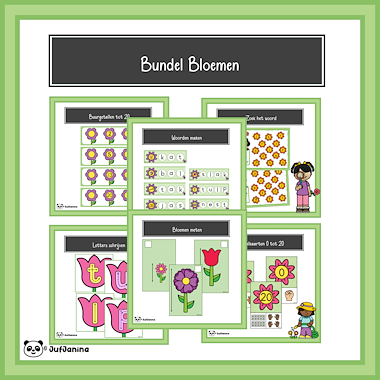 Lesmateriaal Bundel Bloemen van auteur Juf Janina