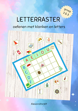 lesmateriaal Letter Raster - van klank naar letter van auteur Alexandra Wit