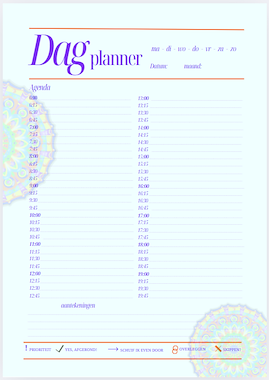 Lesmateriaal Lerarenagenda lerarenplanner mandala aug 2025 - jan 2027 van auteur Lessen en Illustraties Elles slide 4