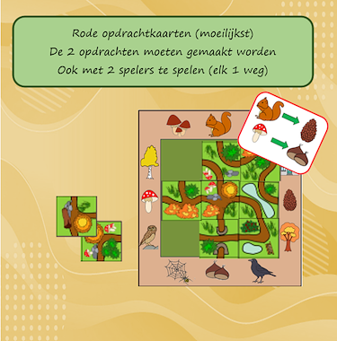 Lesmateriaal Maak een weg in het bos (smartgame) van auteur Jabbedabbedoe slide 4
