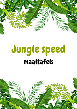 Lesmateriaal Jungle Speed - maaltafels van auteur Juf Tessa deelt