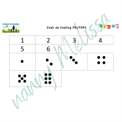 Lesmateriaal Thema kleding - zoek de kleding PEUTERS van auteur Nanny Melissa slide 2