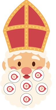 Lesmateriaal Thema Sint en Piet : Cijferherkenning van auteur Katy Janssens slide 4