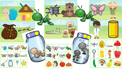 Lesmateriaal Kriebeldiertjes taalbundel van auteur Little Play Friends slide 4