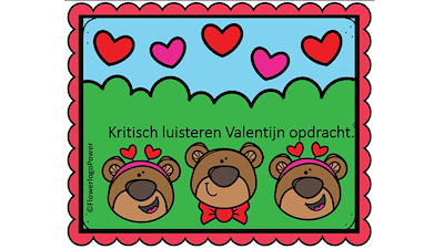 Lesmateriaal Valentijn Kritisch luisteropdrachten van auteur FlowerlogoPower slide 1