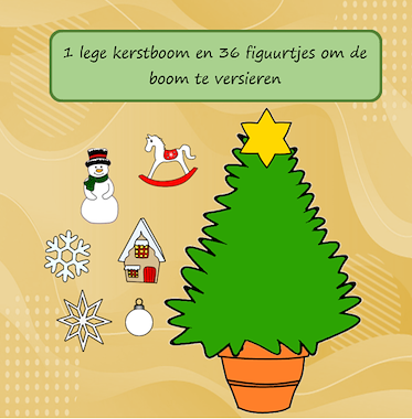 Lesmateriaal Hang alles op de juiste plaats in de kerstboom van auteur Jabbedabbedoe slide 3