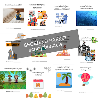 Lesmateriaal Schrijfbundels: GROEIEND PAKKET  van auteur Juf Leen slide 2
