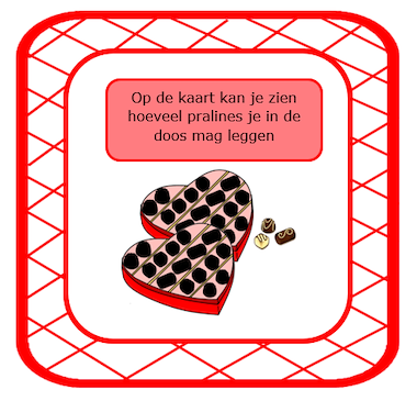 Lesmateriaal Bordspel Vul de pralinedoos van auteur Jabbedabbedoe slide 3