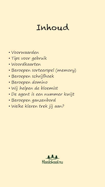 Lesmateriaal Themaboekje beroepen van auteur Monique ter Keurs slide 2