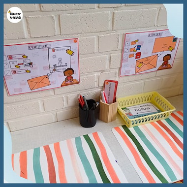 Lesmateriaal Themabundel: de post van auteur Kleuter Kriebels slide 2