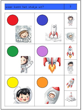 Lesmateriaal Logico - Piccolo - Prima - DE RUIMTE van auteur Annette slide 1