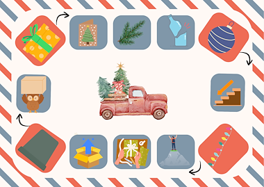 Lesmateriaal woorschatspel thema kerstmis  van auteur juf Isabel