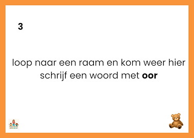 Lesmateriaal Begrijpend lezen eer, oor, eur woorden  van auteur de beweegjuf slide 2