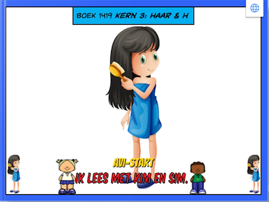 Lesmateriaal Lees met Kim en Sim: Kern 3: haar & h van auteur Gratis leuke leesboekjes
