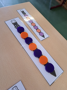 Lesmateriaal Patronen halsband van auteur Kleuterjuf Amber slide 2