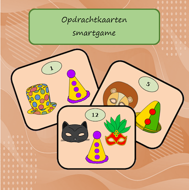 Lesmateriaal Smartgame Thema Carnaval van auteur Jabbedabbedoe slide 2