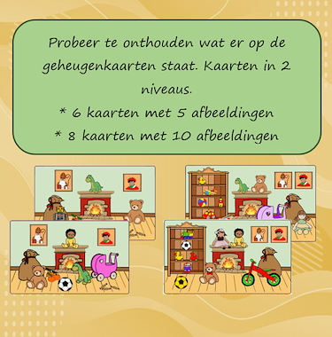 Lesmateriaal Geheugenspel De Sint van auteur Jabbedabbedoe slide 2