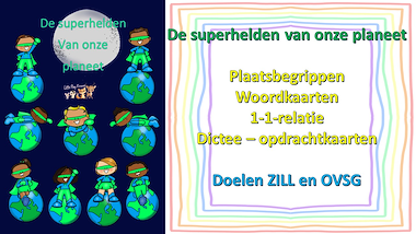 Lesmateriaal De superhelden redden onze planeet - afval van auteur Little Play Friends