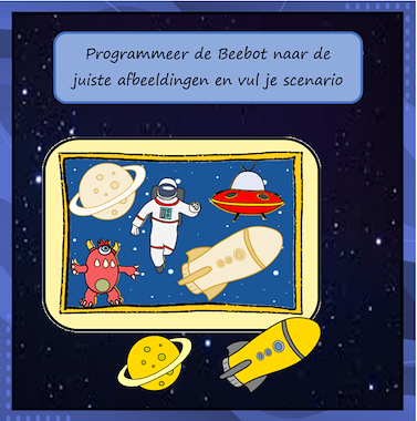 Lesmateriaal Beebotspel In de ruimte van auteur Jabbedabbedoe slide 4