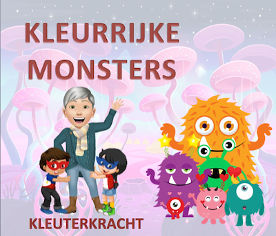 Lesmateriaal Kleurrijke monsters  van auteur Kleuterkracht