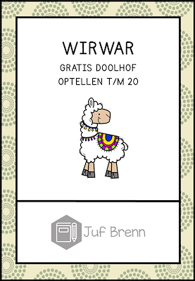 Lesmateriaal WIRWAR: OPTELLEN T/M 20  van auteur Juf Brenn