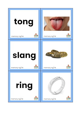 Lesmateriaal Spellenpakket 10 spellen met ng/nk woorden van auteur de beweegjuf slide 4