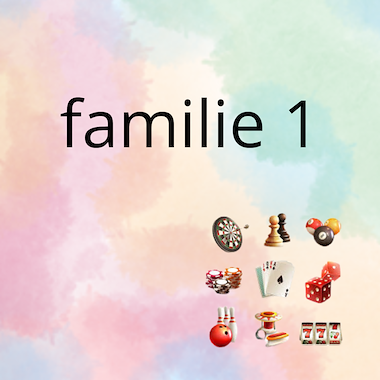 Lesmateriaal AN - mijn familie (deel 1) - spelpakket van auteur Peggy Van Rompaey