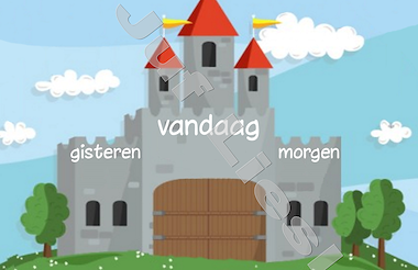 Lesmateriaal Dagkalender kasteel  van auteur De monsterklas van Juf Liesl slide 4