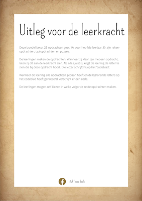 Lesmateriaal Kraak de code! van auteur Juf Tessa deelt slide 2