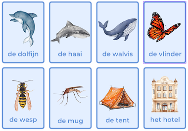 Lesmateriaal Woordkaarten thema vakantie/zee van auteur JufEllen98 slide 3