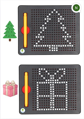 Lesmateriaal Magneetbord kerst van auteur Juf Nele slide 1