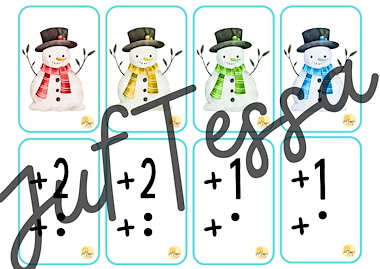 Lesmateriaal Kaartenspel voor kleuters winter van auteur Juf Tessa slide 4