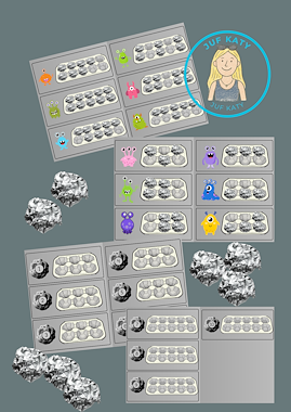 Lesmateriaal Thema de ruimte: Tuff tray-Maanstenen verzamelen van auteur Juf Katy slide 2