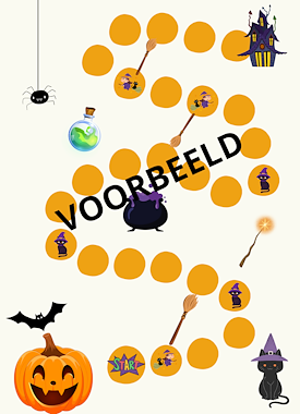 Lesmateriaal Heksen bordspel van auteur Juf EvVa