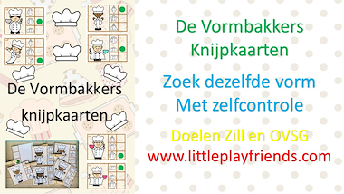 Lesmateriaal De vormbakker - knijpkaarten van auteur Little Play Friends slide 2