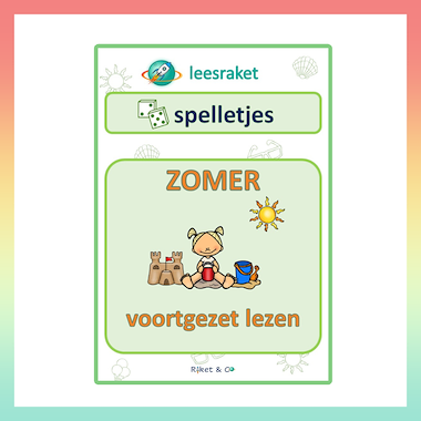 Lesmateriaal Leesspelletjes zomer AVI M4 tem M5 van auteur Raket en Co