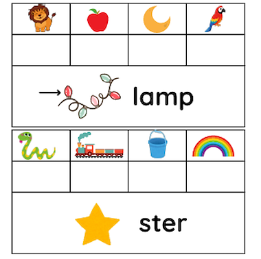 Lesmateriaal Maak het woord, (kraak de code) Sint en Kerst (herbruikbaar) van auteur Kleuterjuf Monique slide 3