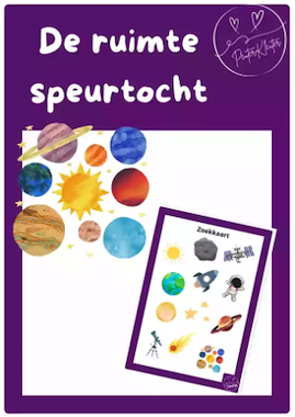 Lesmateriaal De ruimte - speurtocht van auteur PeuterKleuter