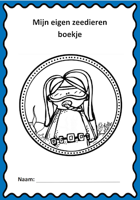 Lesmateriaal Schrijfboekje zeedieren van auteur juf tallie slide 3