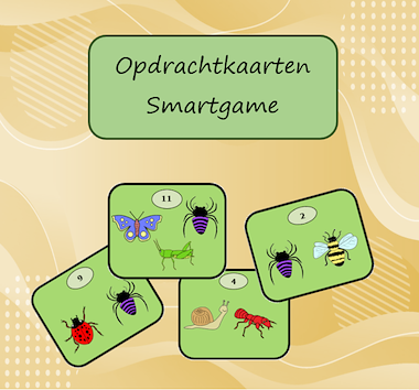 Lesmateriaal Smartgame Thema Kriebelbeestjes van auteur Jabbedabbedoe slide 2
