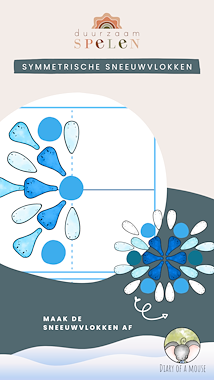 Lesmateriaal De symmetrische sneeuwvlokken van auteur Peggy Wijnholds