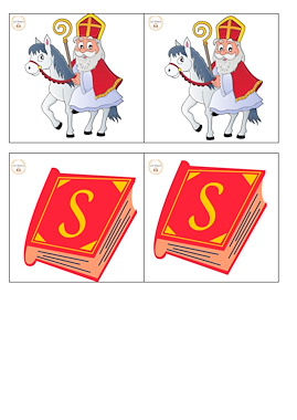 Lesmateriaal Memory Sint en Piet van auteur Juf Shany