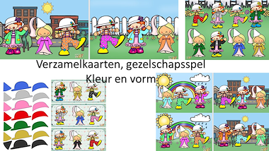 Lesmateriaal circus en carnaval - zoek de juiste hoed van auteur Little Play Friends slide 3