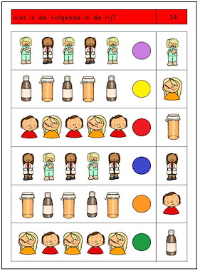 Lesmateriaal Logico - Piccolo - Primo - GEZONDHEID-ZIEK ZIJN-ZIEKENHUIS van auteur Annette slide 4