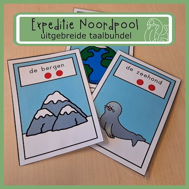 Lesmateriaal Expeditie Noordpool - uitgebreide taalbundel  van auteur Zwaanzinnig onderwijs slide 1