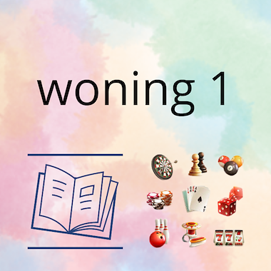 Lesmateriaal AN - mijn woning (deel 1) - werkbundel + spelpakket van auteur Peggy Van Rompaey