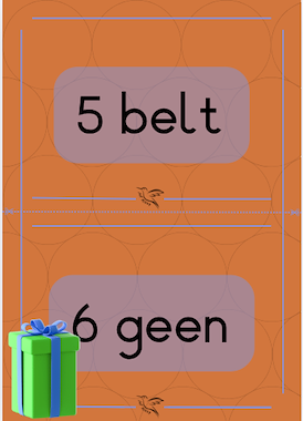 Lesmateriaal bewegend leren - pepernotendictee van auteur Juf Kitty B slide 2