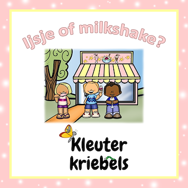 Lesmateriaal THEMABUNDEL: IJsje of Milkshake? van auteur Kleuter Kriebels