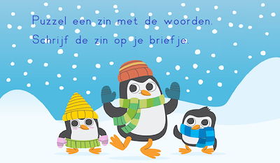 Lesmateriaal Puzzel de zinnen. Kern 8-2 Verbonden en blokschrift. van auteur Juf Tanja